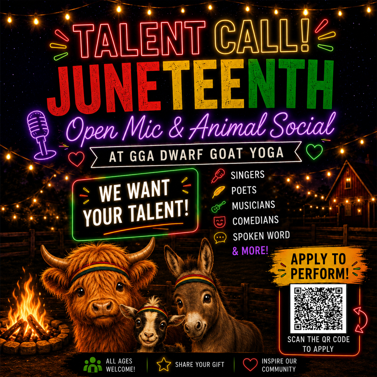 Talent Call!